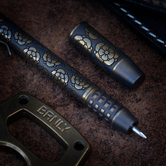 Titanium TechLiner Grid Pen --  BRNLY Rose LE (FallOut TRD)