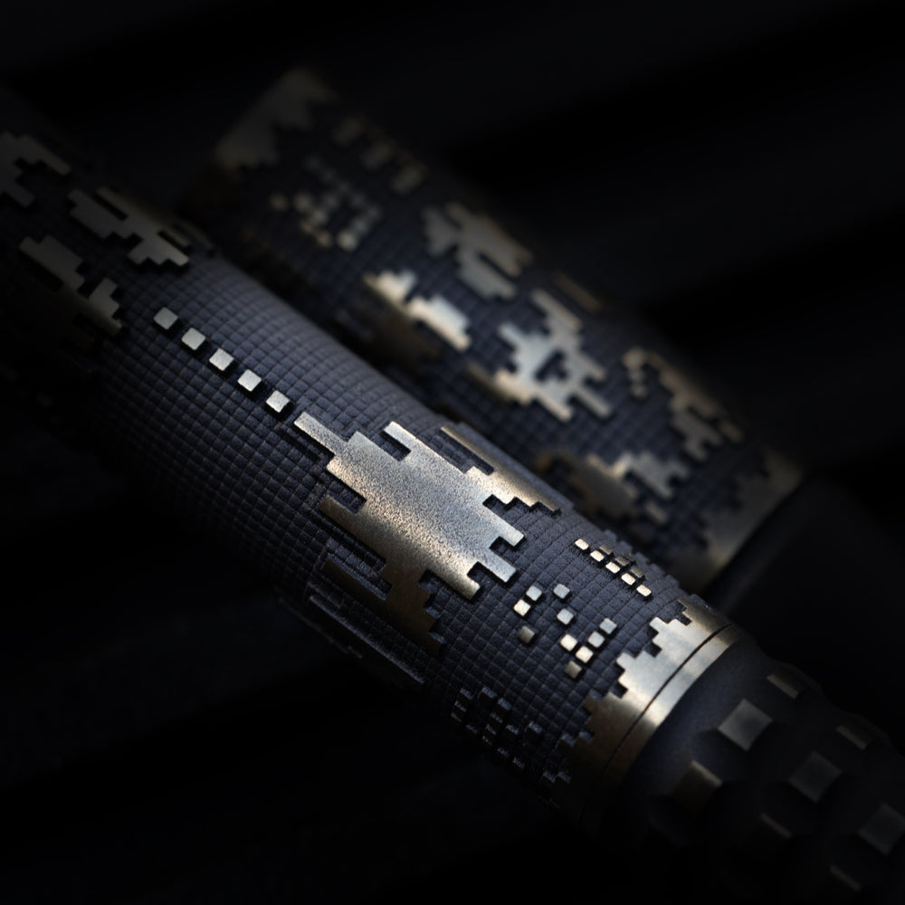 Titanium TechLiner Grid Pen --  Galaga LE (Matte TRD / Bronze Ano)