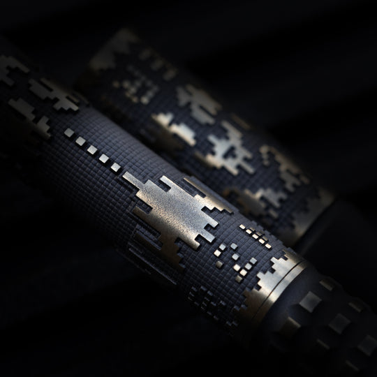 Titanium TechLiner Grid Pen --  Galaga LE (Matte TRD / Bronze Ano)