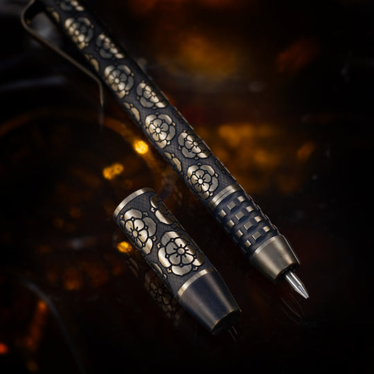 Titanium TechLiner Grid Pen --  BRNLY Rose LE (FallOut TRD)