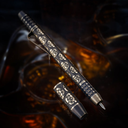 Titanium TechLiner Grid Pen --  BRNLY Rose LE (FallOut TRD)