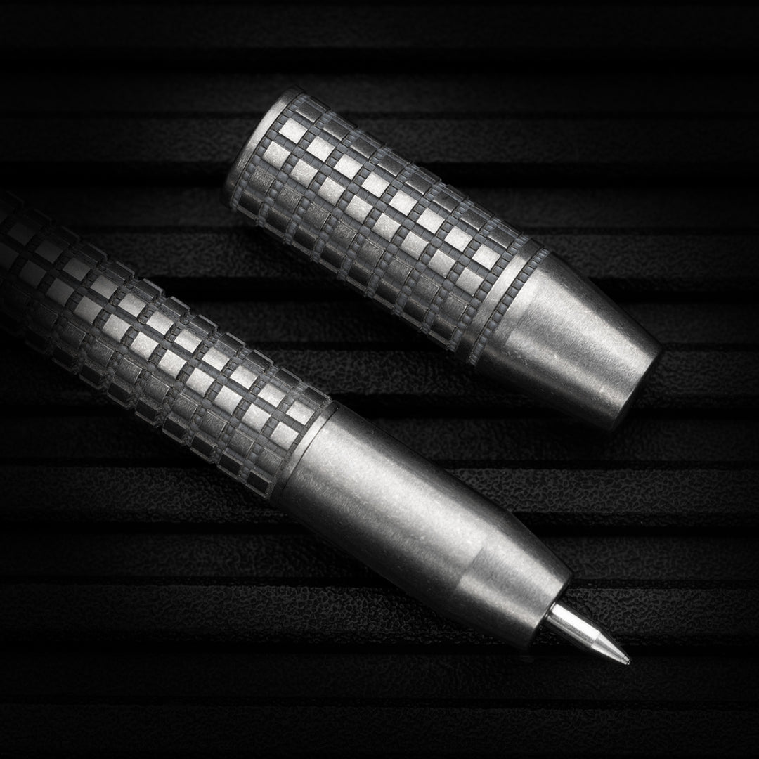 Titanium TechLiner Aero Pen -- 16-Bit Lattice LE (Tumbled)