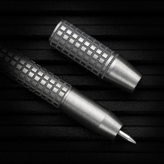 Titanium TechLiner Aero Pen -- 16-Bit Lattice LE (Tumbled)