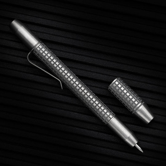 Titanium TechLiner Aero Pen -- 16-Bit Lattice LE (Tumbled)