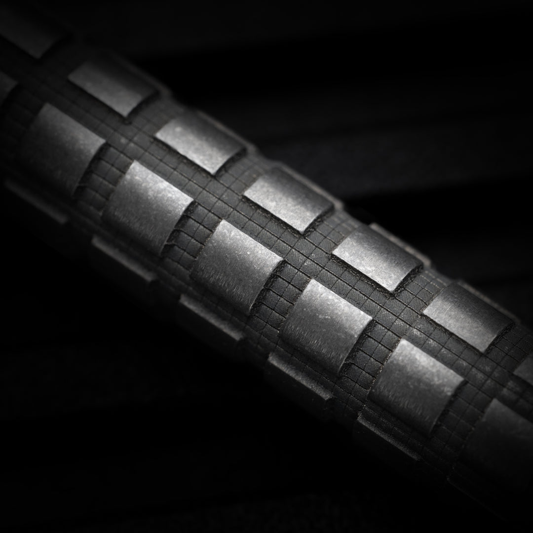 Titanium TechLiner Aero Pen -- 8-Bit Lattice LE (Tumbled)