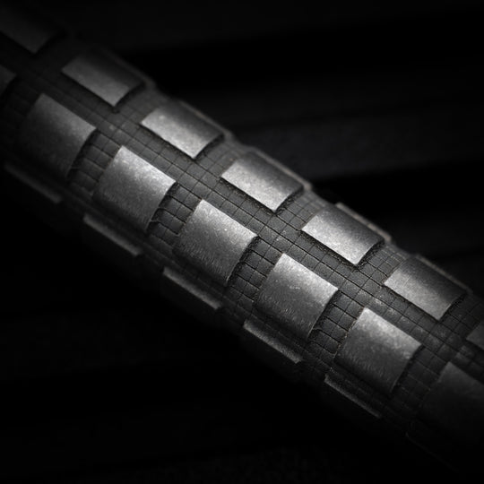 Titanium TechLiner Aero Pen -- 8-Bit Lattice LE (Tumbled)