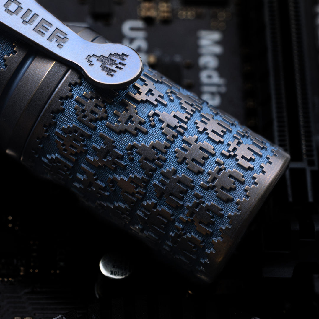 CWF Arcadian Flashlight - Galaga (Blue / Bronze)