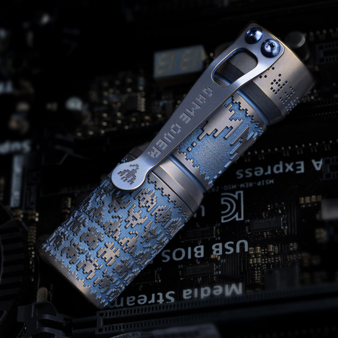 CWF Arcadian Flashlight - Galaga (Blue / Bronze)