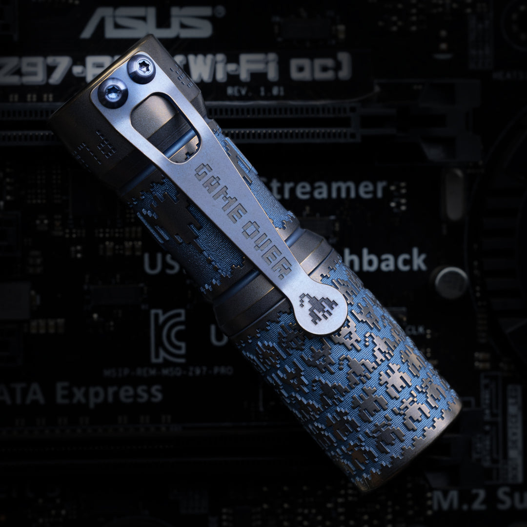 CWF Arcadian Flashlight - Galaga (Blue / Bronze)