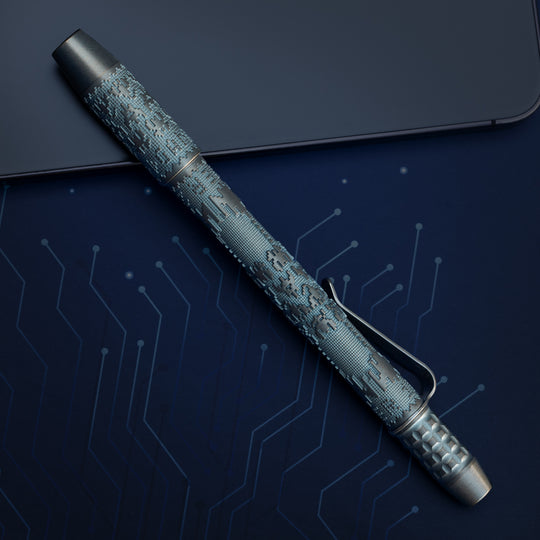 Titanium TechLiner Grid Pen --  Galaga LE (Ethereal)