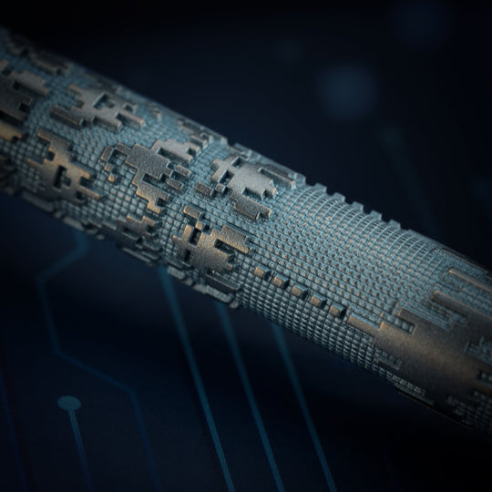 Titanium TechLiner Grid Pen --  Galaga LE (Ethereal)
