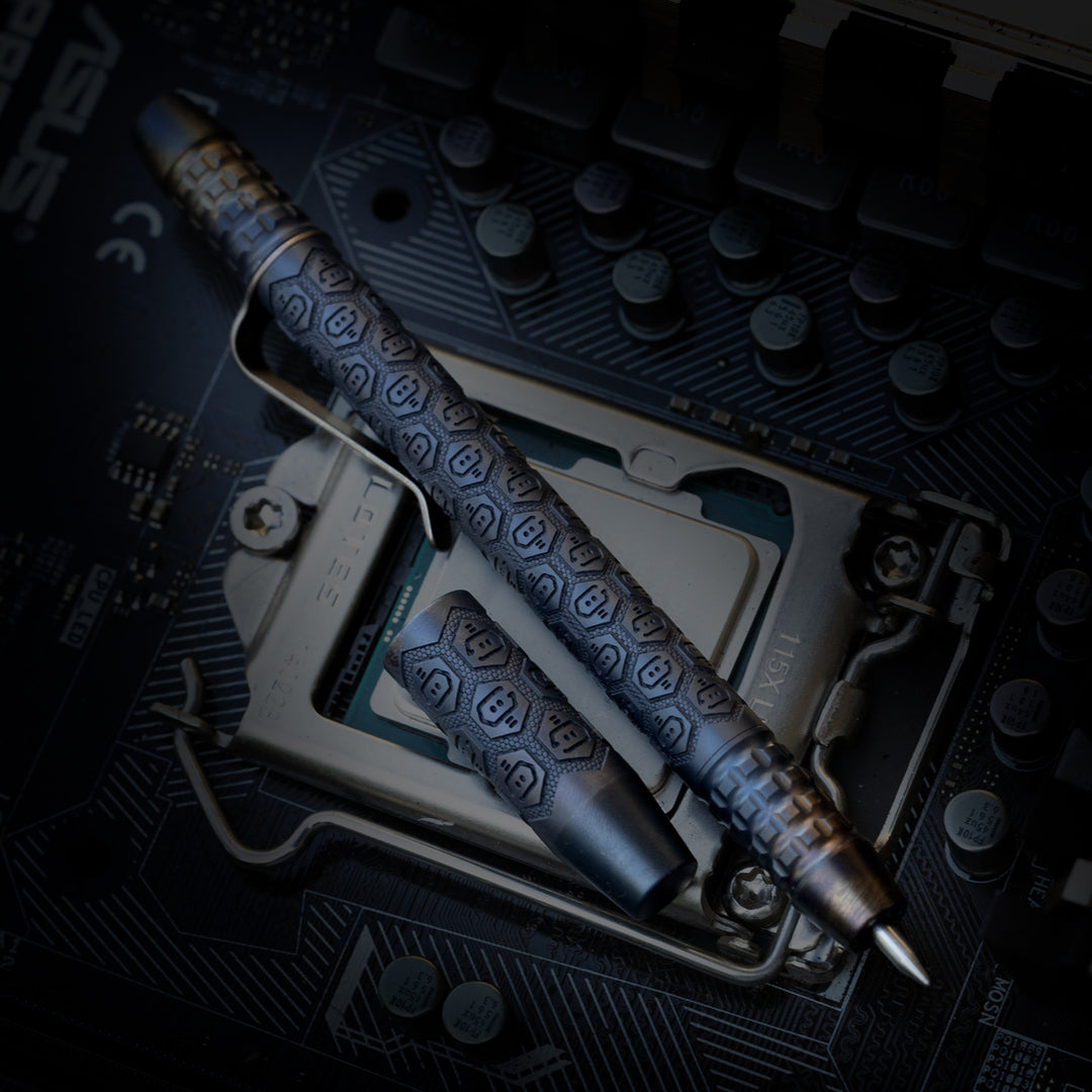 Titanium TechLiner Grid Pen -- Güthing Robot LE (Satin FallOut TRD)