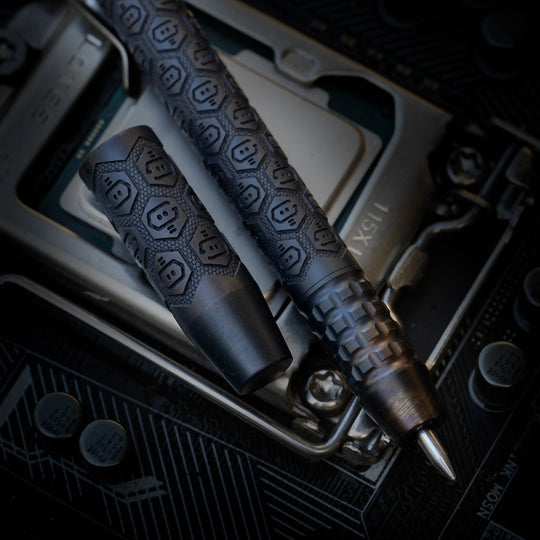 Titanium TechLiner Grid Pen -- Güthing Robot LE (Satin FallOut TRD)