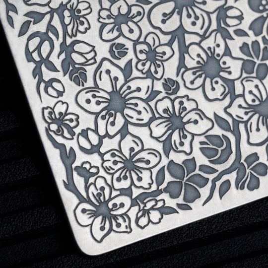 Minimalist Wallet LE Series -- Sakura (Tumbled)