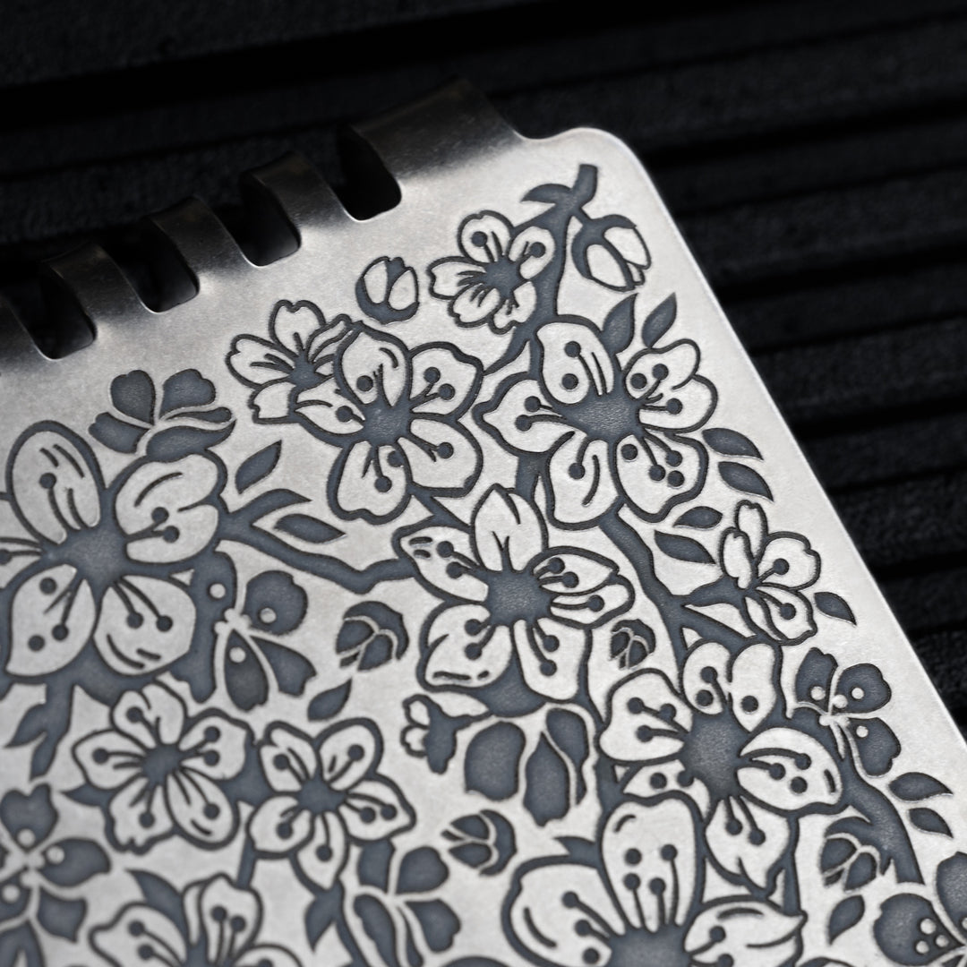 Minimalist Wallet LE Series -- Sakura (Tumbled)