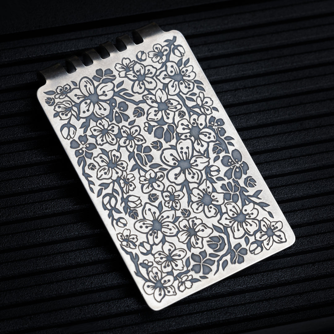 Minimalist Wallet LE Series -- Sakura (Tumbled)