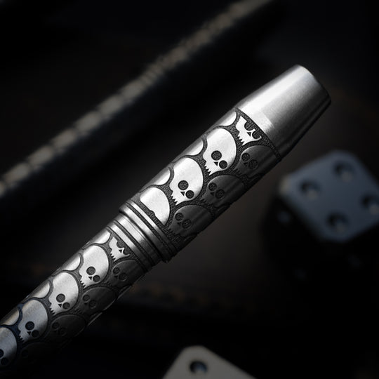 Titanium TechLiner Grid Pen --  Playge Pandemic LE (Tumbled)