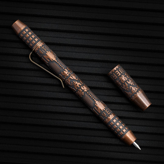 Copper TechLiner Grid Pen --  Galaga LE (Acid Washed / Burnished)