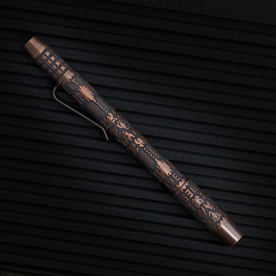 Copper TechLiner Grid Pen --  Galaga LE (Acid Washed / Burnished)