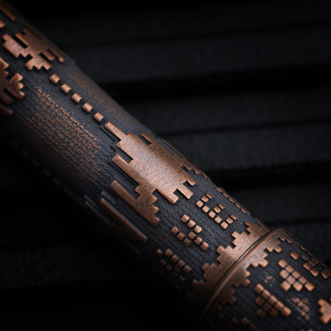 Copper TechLiner Grid Pen --  Galaga LE (Acid Washed / Burnished)