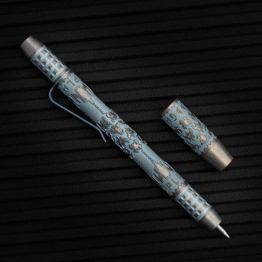 Titanium TechLiner Grid Pen --  Galaga LE (Ethereal)