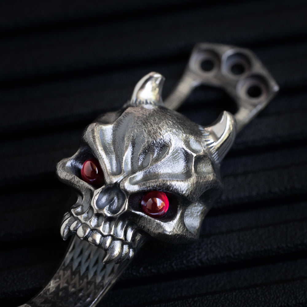 Steel Flame x Ti2 -- 3 Hole Silver Vigilante Hard Warrior Clip
