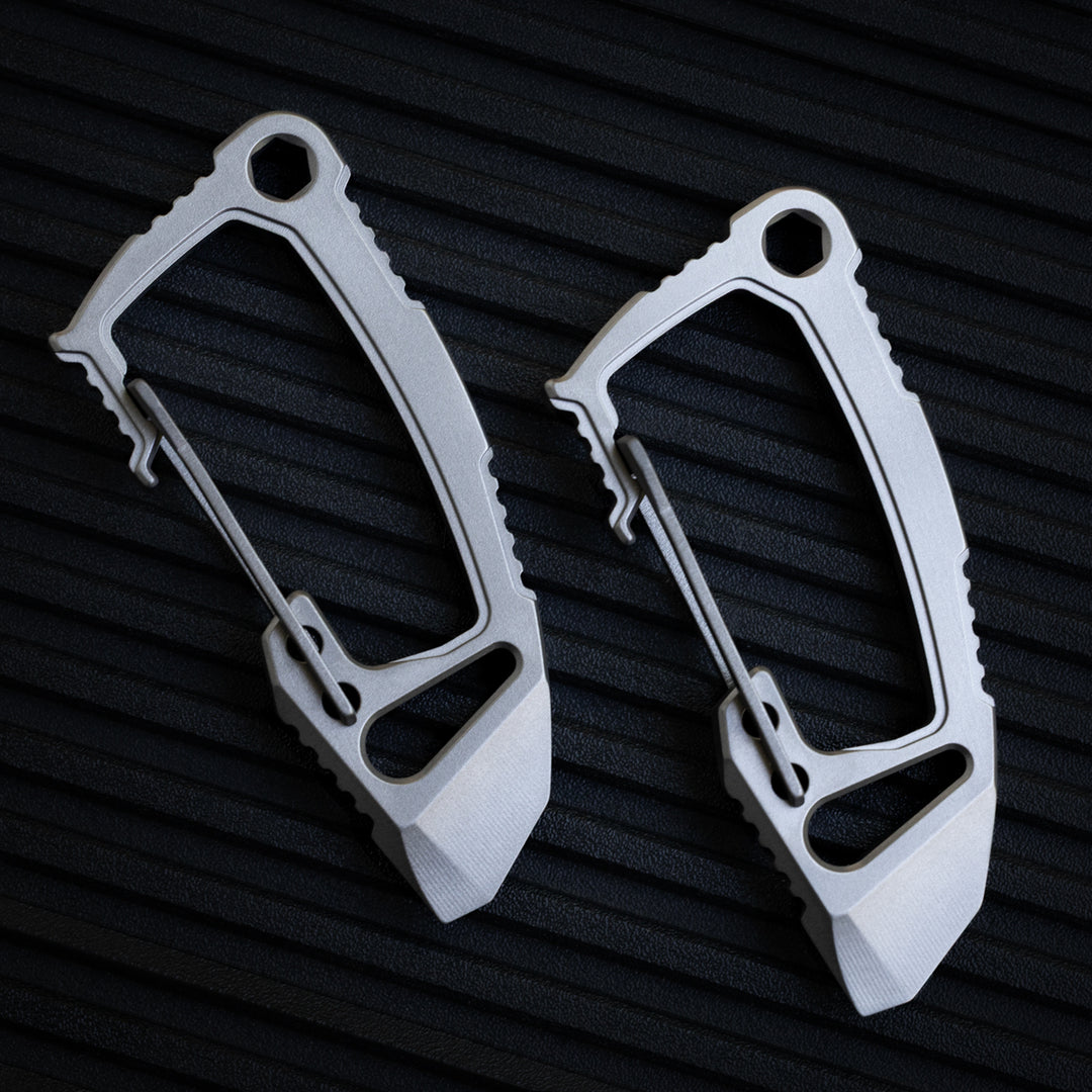 Titanium Bond-Vox HALO Carabiner -- (Space Gray)