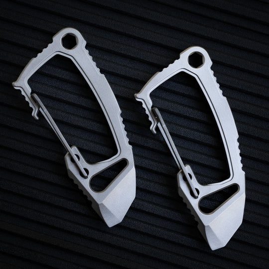 Titanium Bond-Vox HALO Carabiner -- (Space Gray)