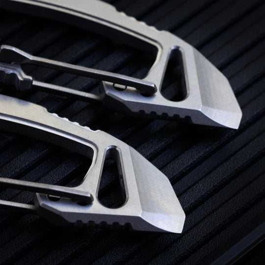 Titanium Bond-Vox HALO Carabiner -- (Tumbled)