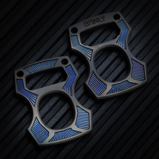BRNLY x Ti2 Cypop -- Titanium (Art Deco Dark Blue)