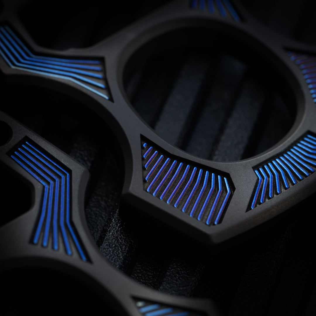 BRNLY x Ti2 Cypop -- Titanium (Art Deco Dark Blue)