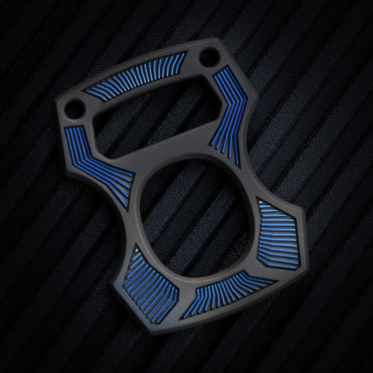 BRNLY x Ti2 Cypop -- Titanium (Art Deco Dark Blue)