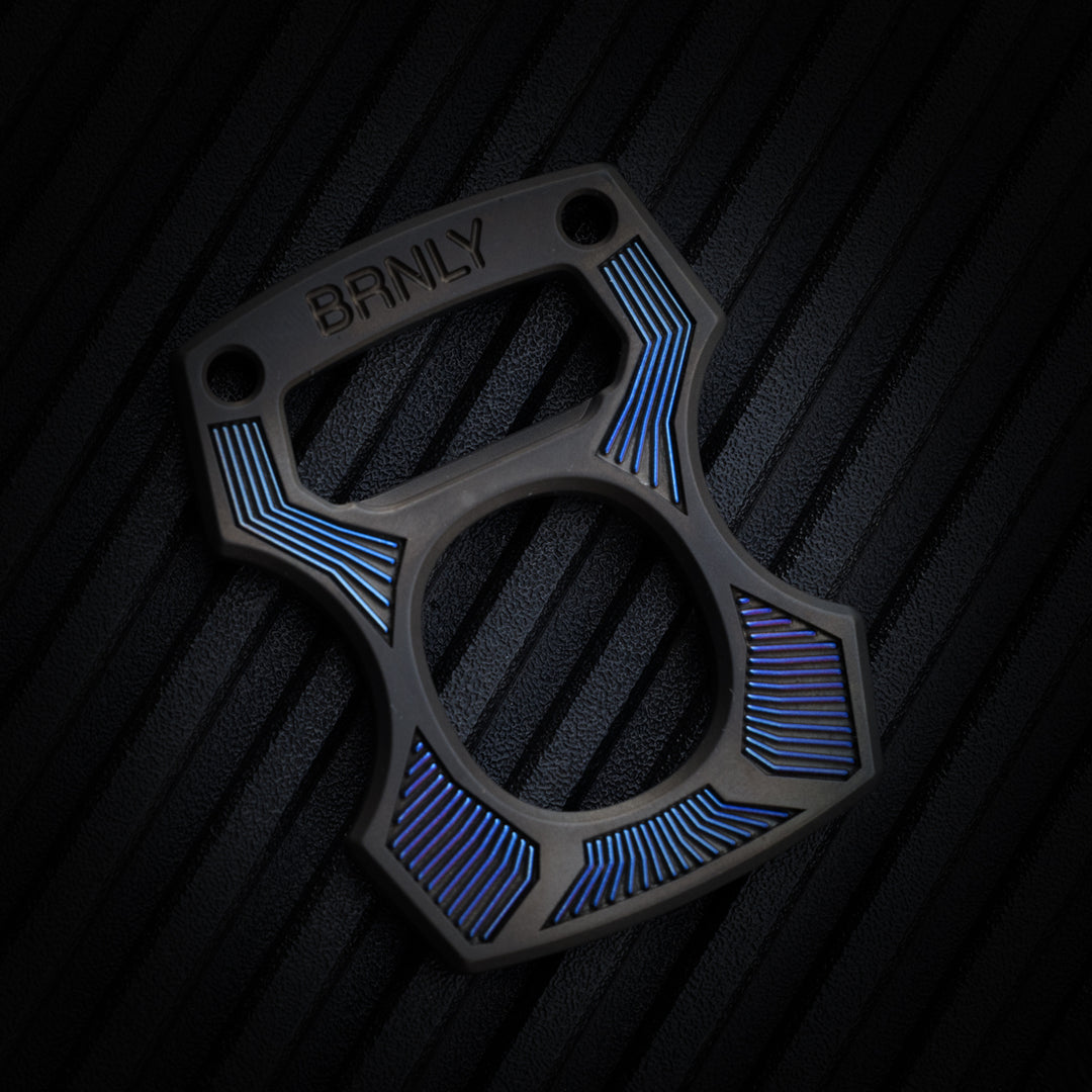 BRNLY x Ti2 Cypop -- Titanium (Art Deco Dark Blue)