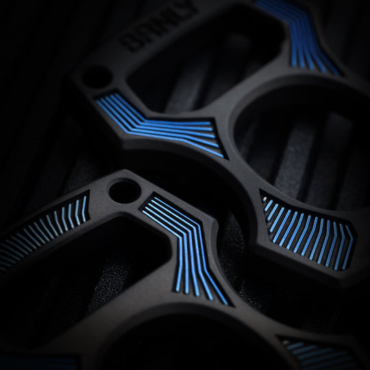 BRNLY x Ti2 Cypop -- Titanium (Art Deco Light Blue)