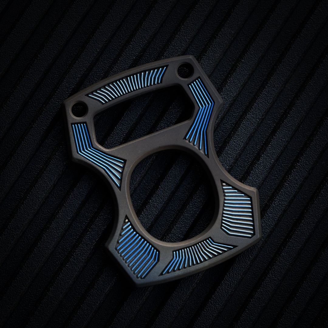 BRNLY x Ti2 Cypop -- Titanium (Art Deco Light Blue)