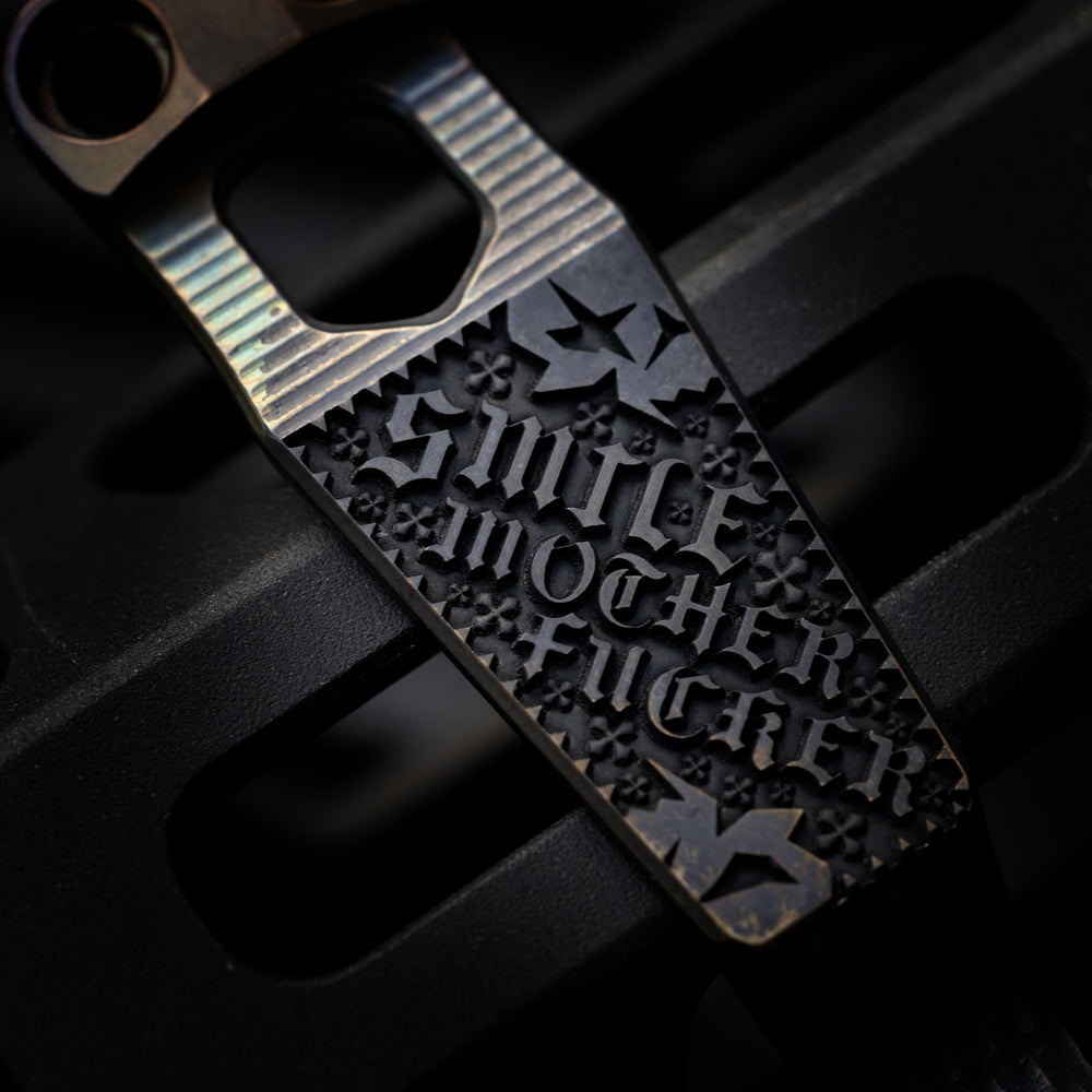 Steel Flame x Ti2 -- 2 Hole Smile MF Clip (FallOut TRD)