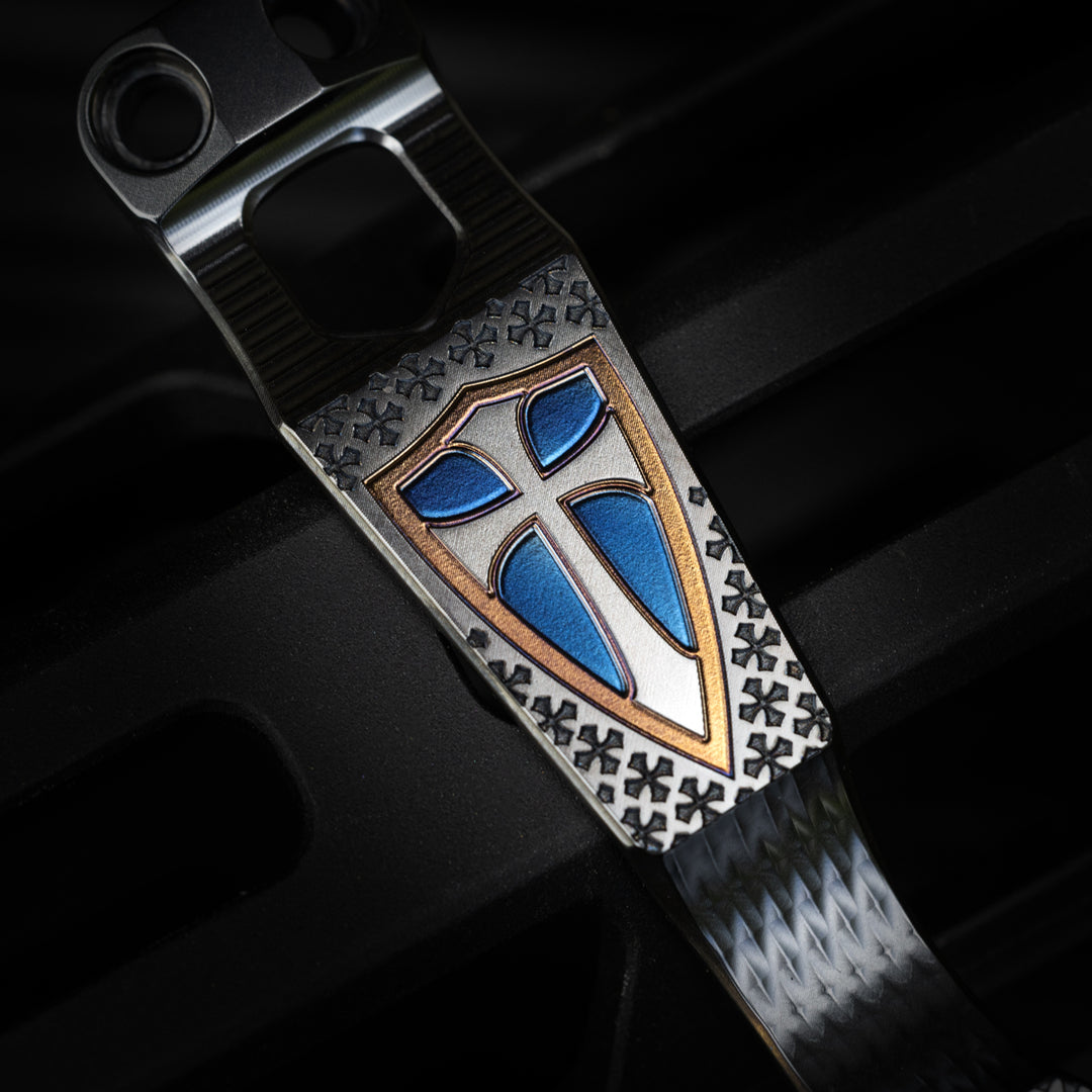Steel Flame x Ti2 -- 2 Hole Crusader Clip (Vader)