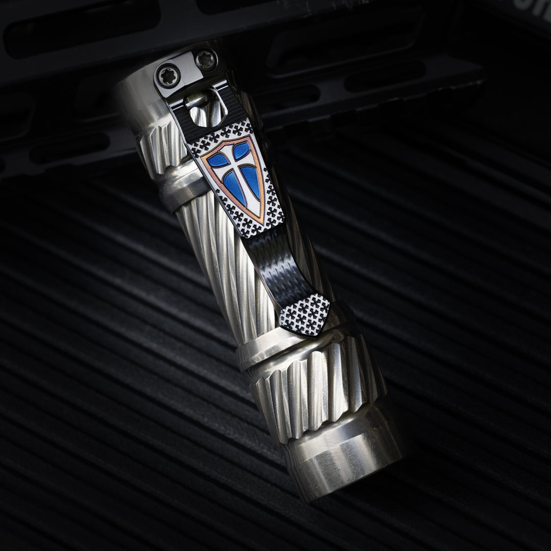 Steel Flame x Ti2 -- 2 Hole Crusader Clip (Vader)