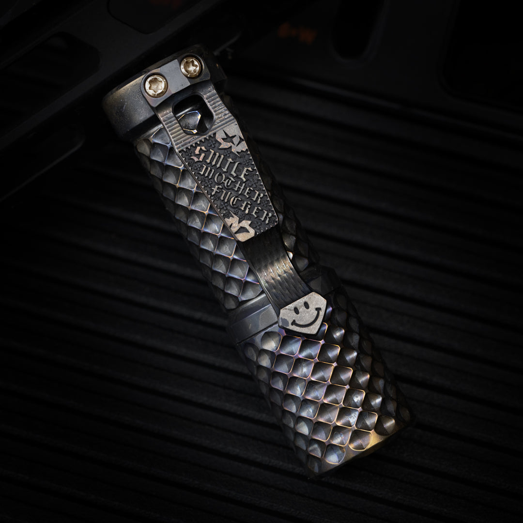 Steel Flame x Ti2 -- 2 Hole Smile MF Clip (FallOut TRD)