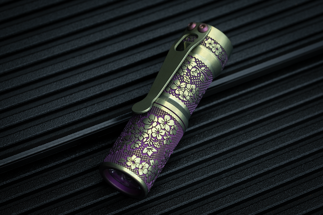 CWF Arcadian Flashlight - Sakura (Purple / Bronze Ano) Quantum Dragon
