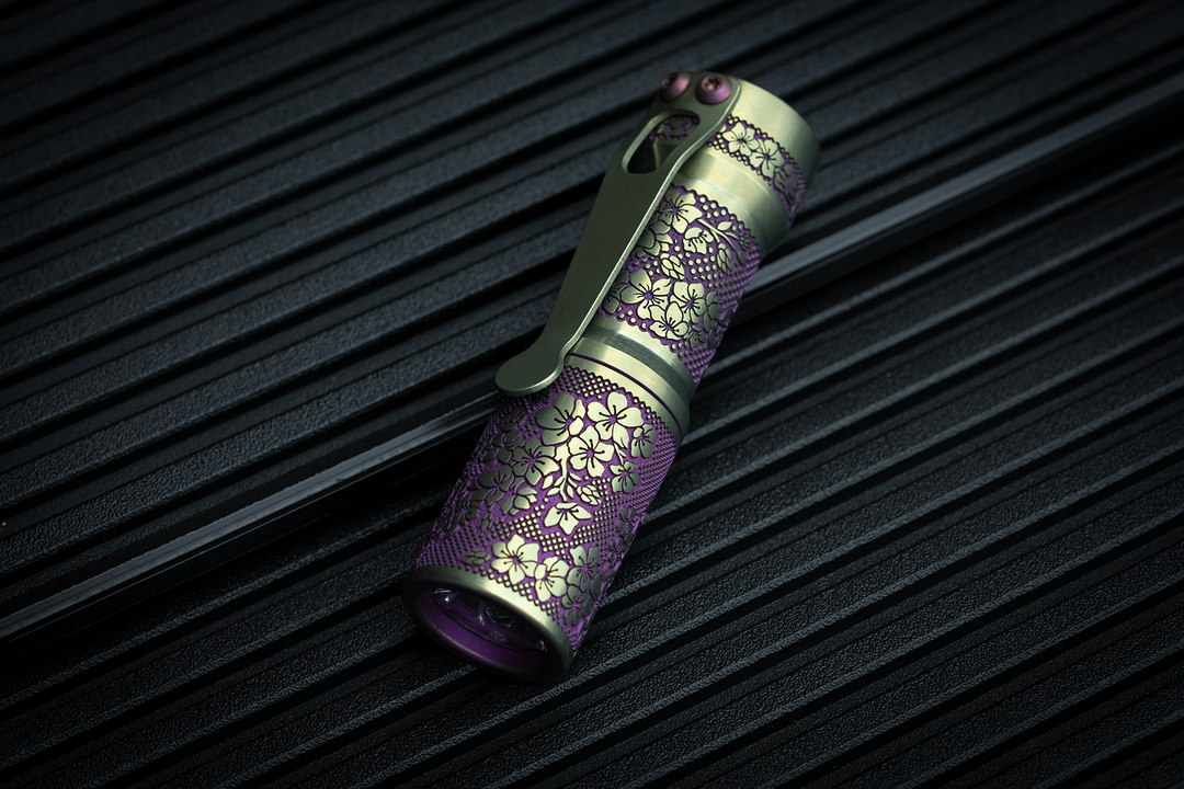 CWF Arcadian Flashlight - Sakura (Purple / Bronze Ano) Quantum Dragon