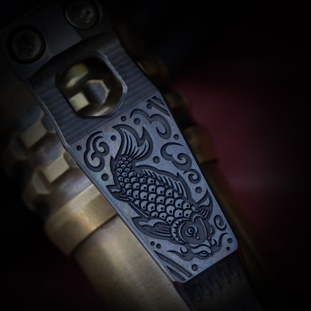 Steel Flame x Ti2 -- 2 Hole Koi Clip (FallOut TRD)