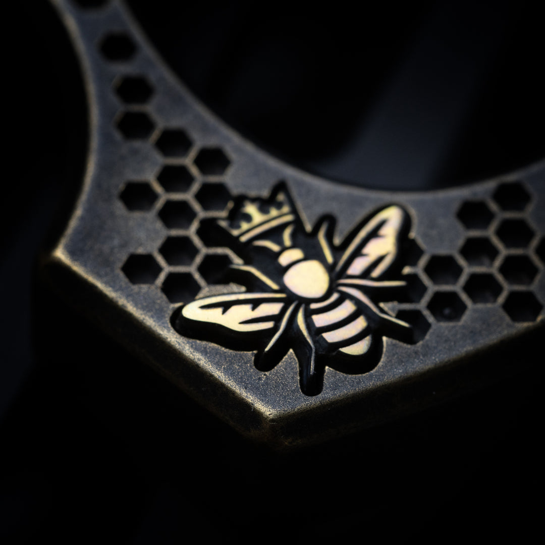 BRNLY x Ti2 Cypop -- Brass (Rose / Honeybee Inlay)