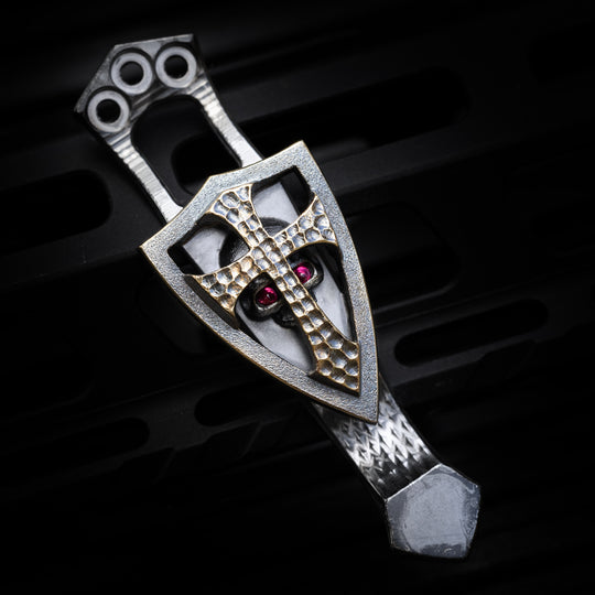 Steel Flame x Ti2 -- 3 Hole Eternal Warrior Knife Clip