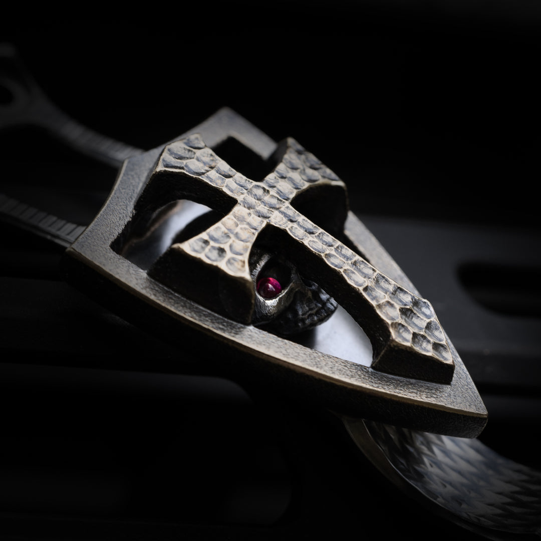 Steel Flame x Ti2 -- 3 Hole Eternal Warrior Knife Clip