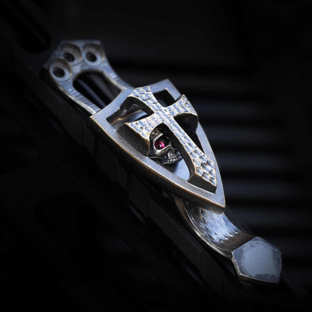 Steel Flame x Ti2 -- 3 Hole Eternal Warrior Knife Clip