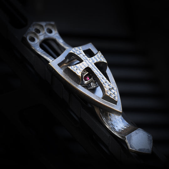 Steel Flame x Ti2 -- 3 Hole Eternal Warrior Knife Clip