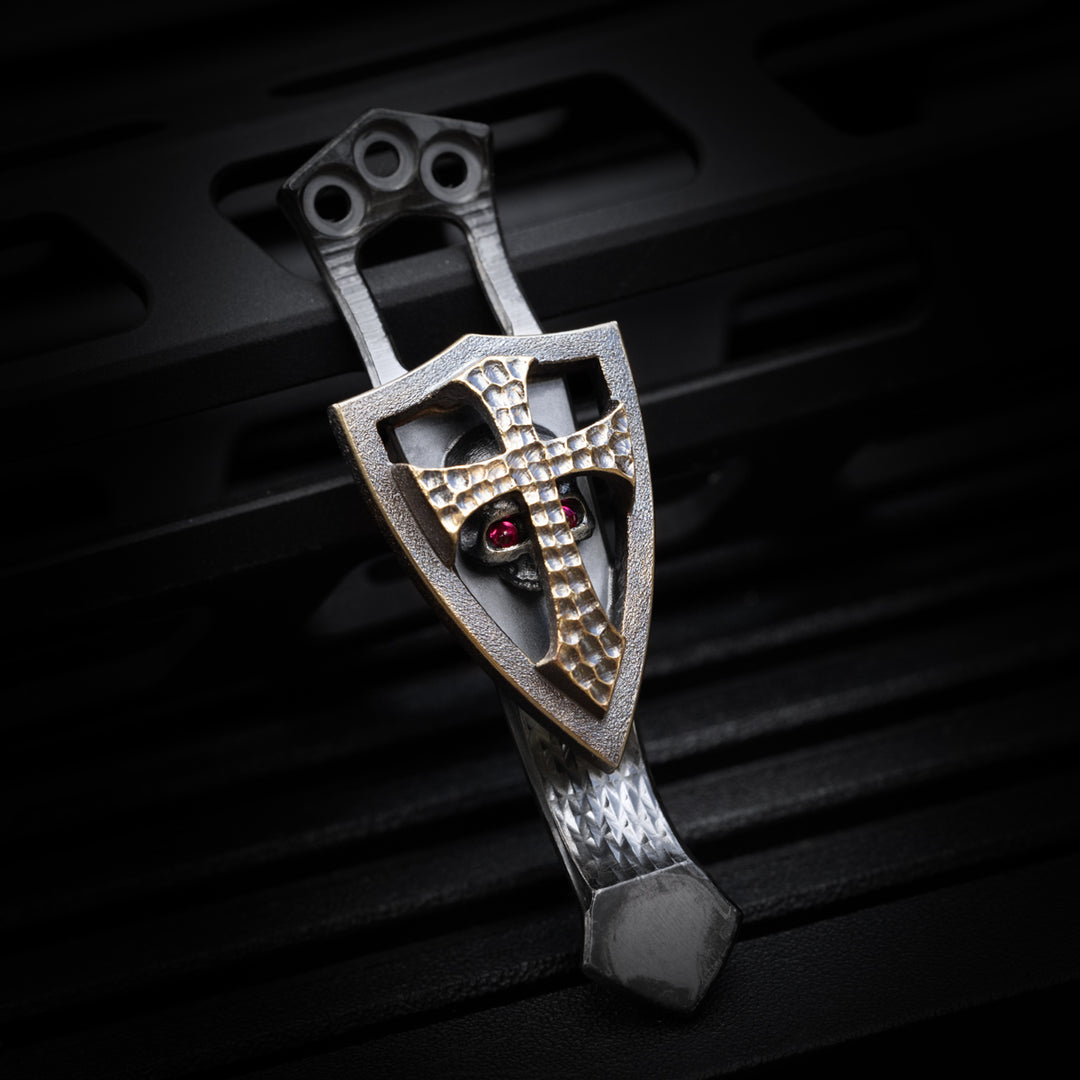 Steel Flame x Ti2 -- 3 Hole Eternal Warrior Knife Clip