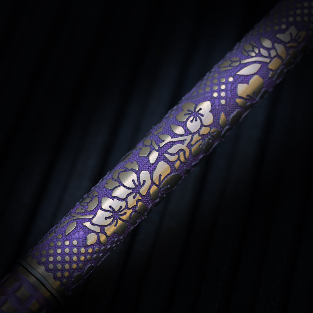 Titanium TechLiner Grid Pen -- Sakura LE (Gold / Violet Ano)