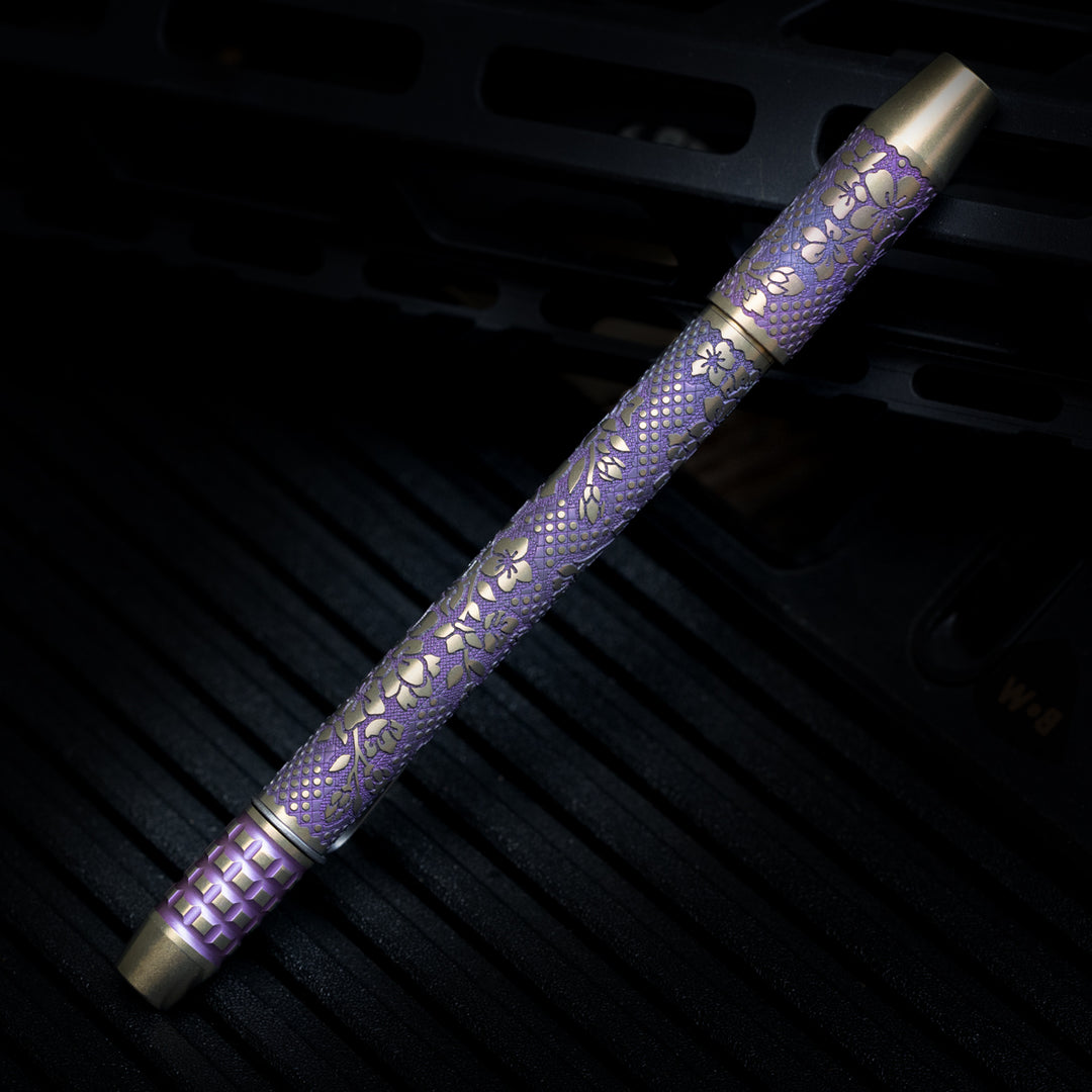 Titanium TechLiner Grid Pen -- Sakura LE (Gold / Violet Ano)